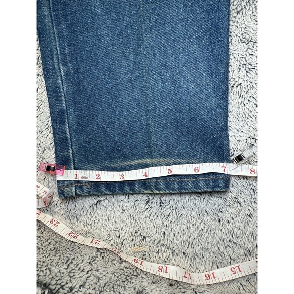 Vtg Calvin Klein Pleated Jeans Womens 28” High Rise Straight Mauritius 80s Rare - Picture 10 of 16